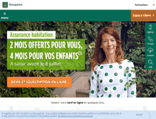 Tablet Screenshot of groupama.fr